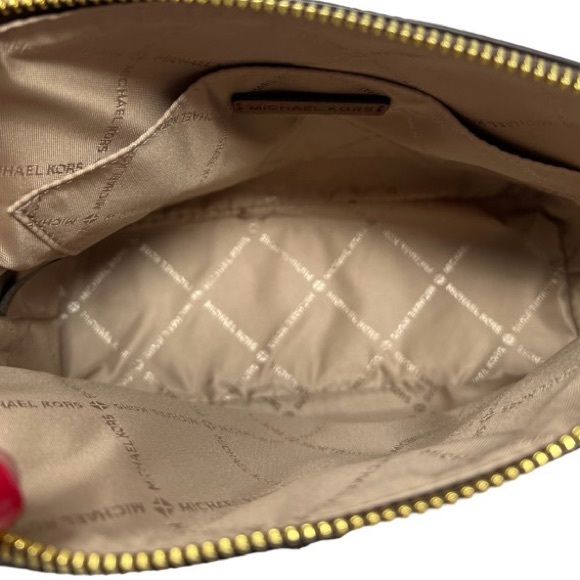 NEW Michael KORS Jet Set Medium Logo Dome Satchel Crossbody - Picture 8 of 15